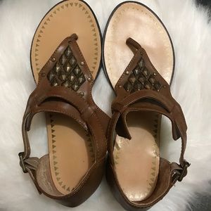 Nicole Brown Sandals